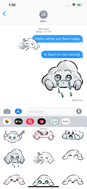 Oliver Cast The Cloud Stickers(圖4)-速報App