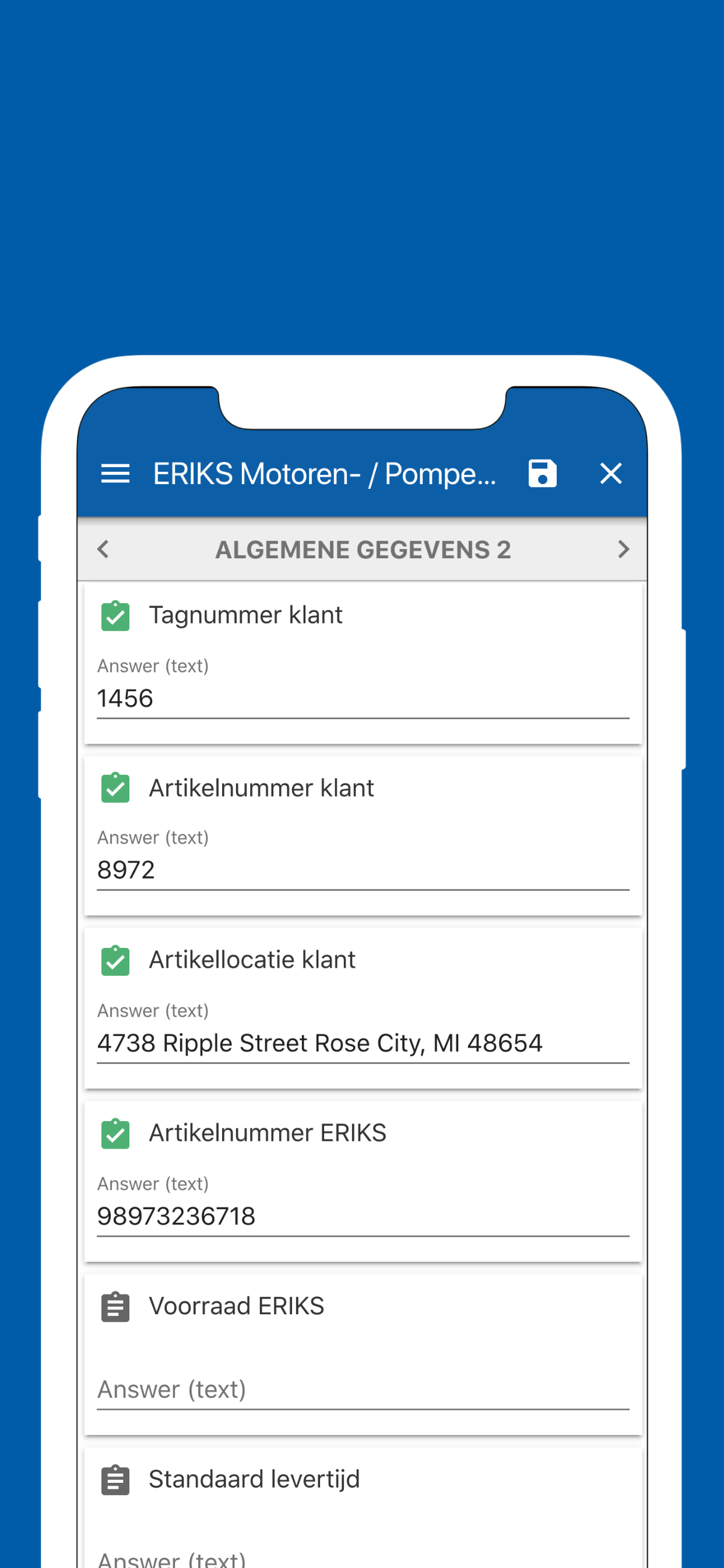 ERIKS Capture screenshot 3