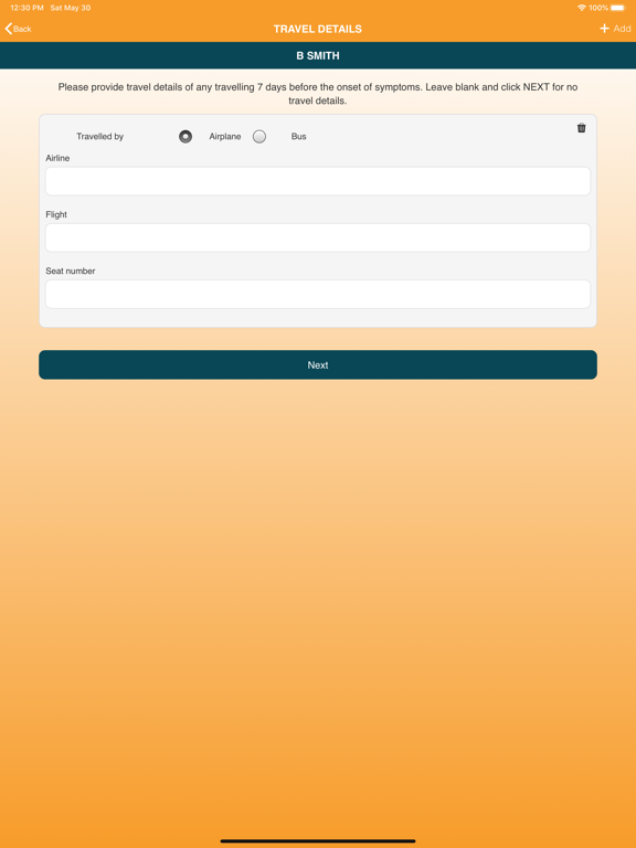 HealthDocs Easy Access iPad screenshot