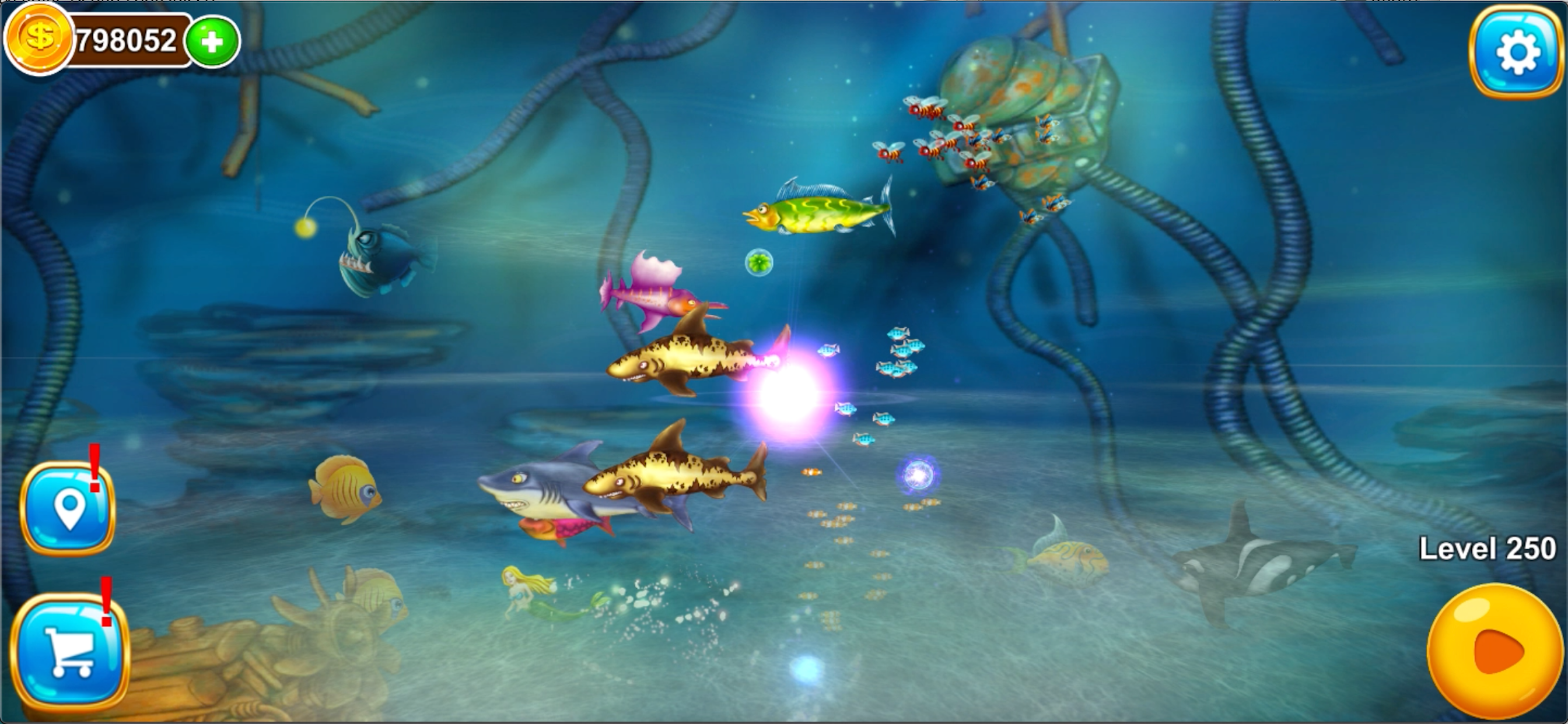 Match 3 fish game
