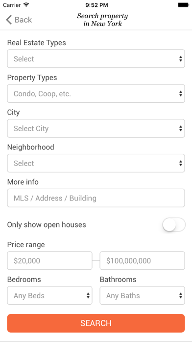 Wilk Real Estate Screenshot