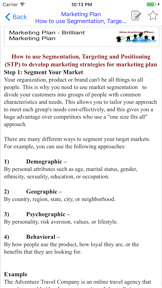 Brilliant Marketing Plan - screenshot