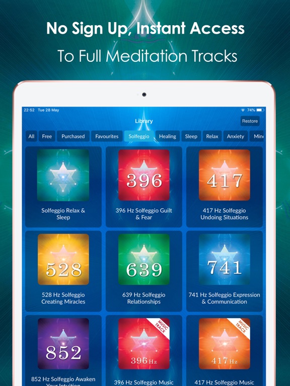 Screenshot #5 pour Solfeggio Sonic Meditations