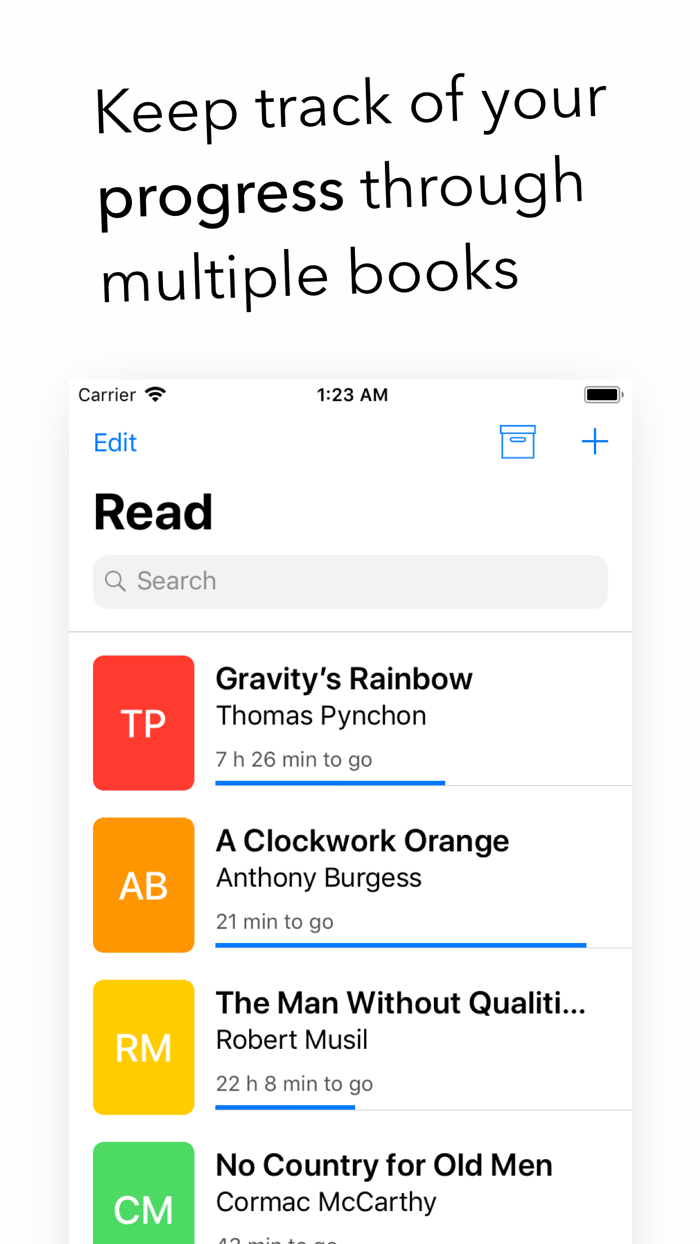 Reading Tracker Planner Leio
