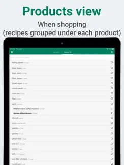 PivotList: Smart Grocery List iPad image 3