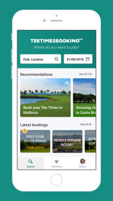 Tee Times Booking screenshot