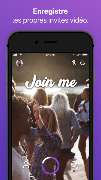 Screenshot #3 pour JoinMe - Video Invitations