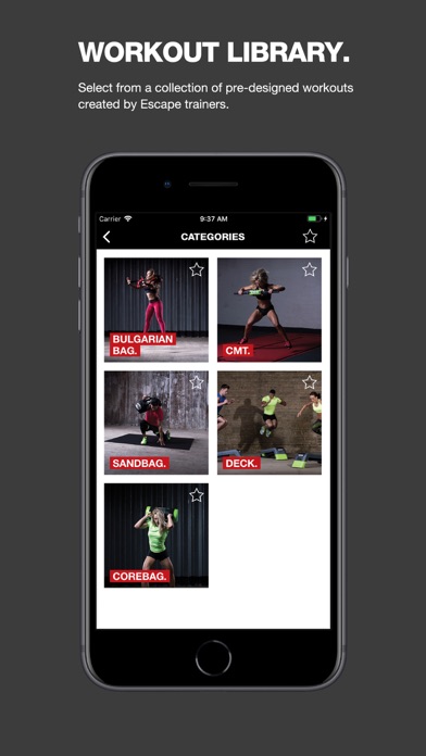 Escape Fitness Screenshot