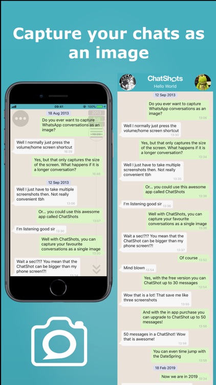 ChatShots screenshot messages