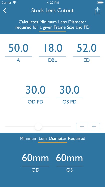 Optical Calculator for ECPs