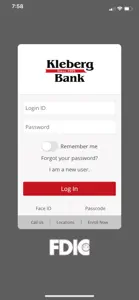 Kleberg Bank Mobile screenshot #1 for iPhone