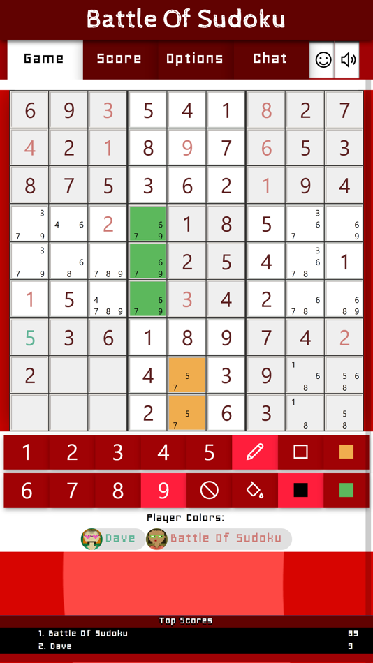 #4. Battle Of Sudoku (iOS) 由: Julien Moorrees