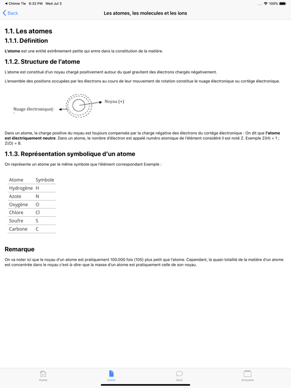Screenshot #5 pour Chimie 3ème