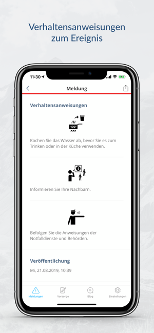 ‎Alertswiss Screenshot