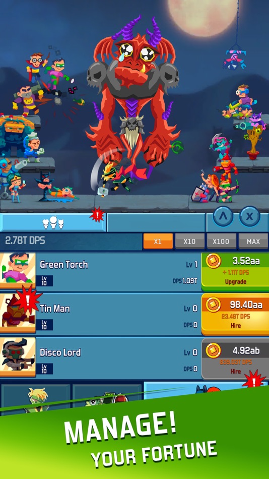 #3. Idle Hero Clicker Game (iOS) 由: Redvel Games