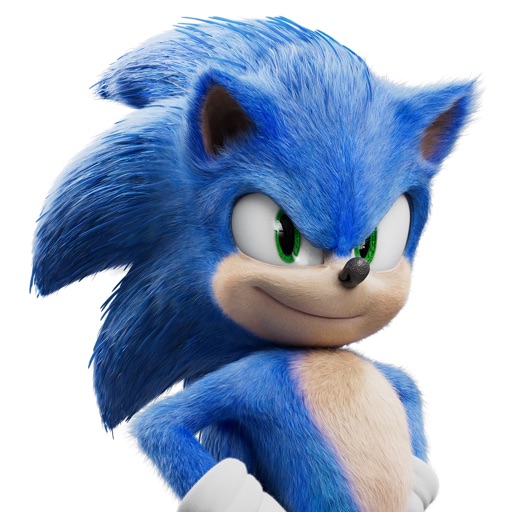 Official Sonic Movie Stickers Icon