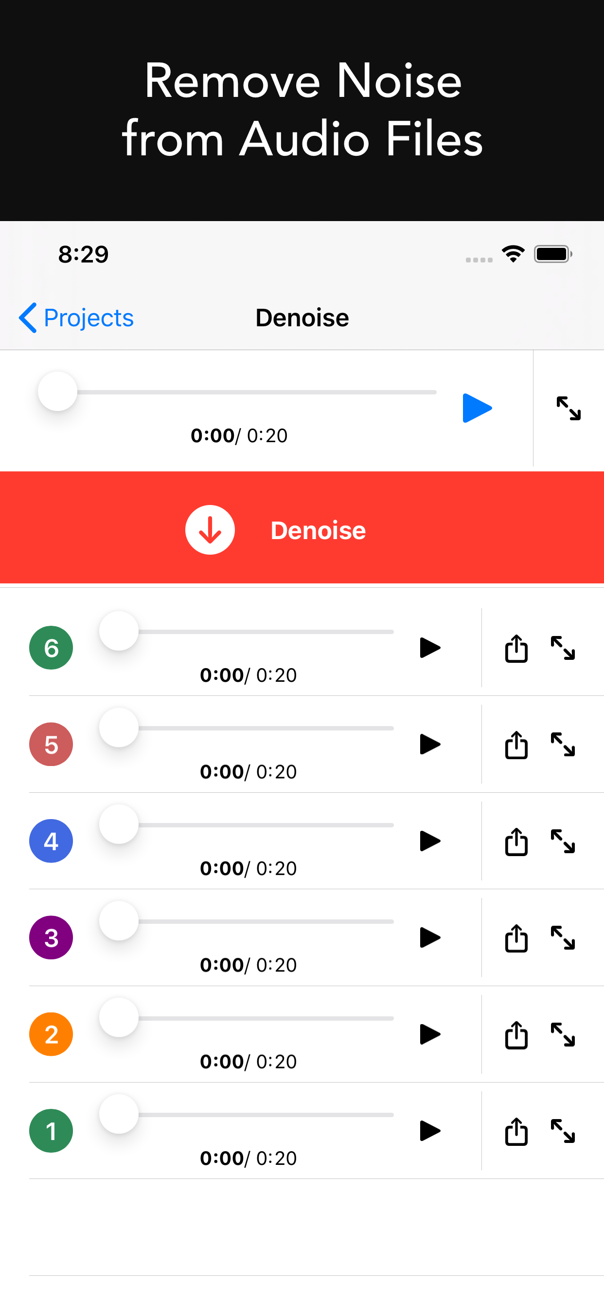 Denoise Audio - Remove Noise