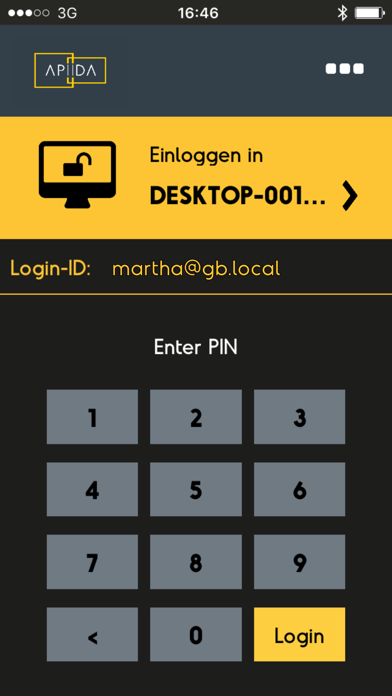 APIIDA Mobile Authentication screenshot 3