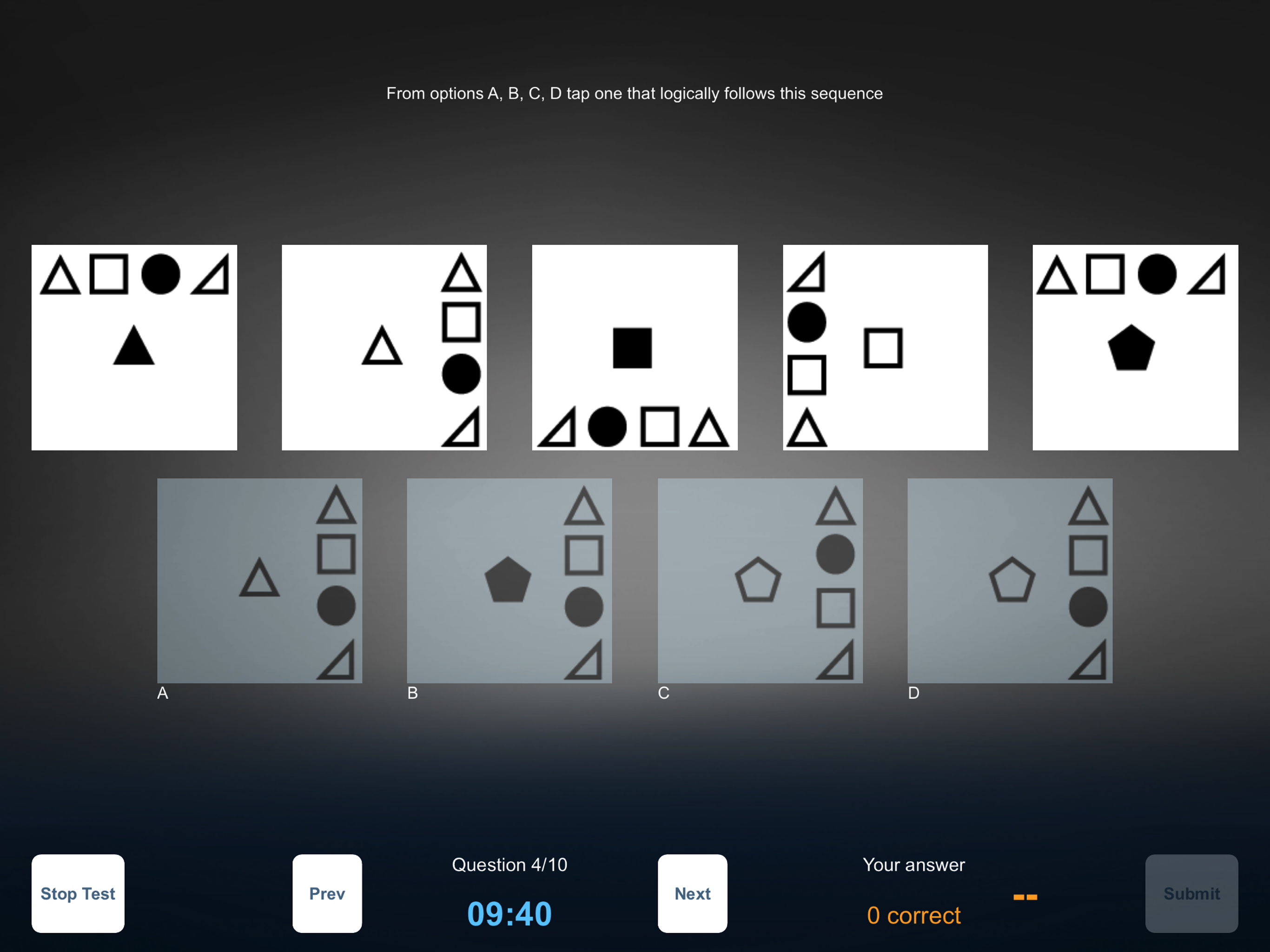 Abstract Reasoning Test