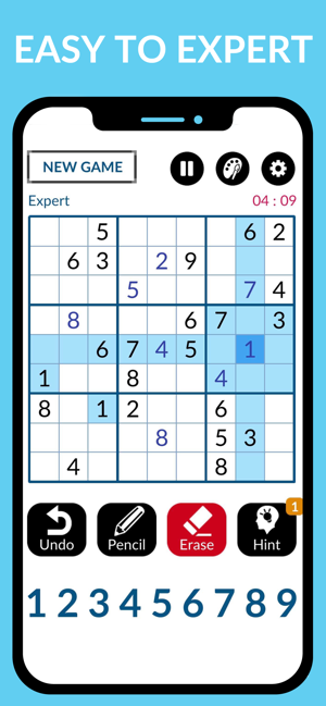 數獨-經典超級數獨智力遊戲(圖4)-速報App