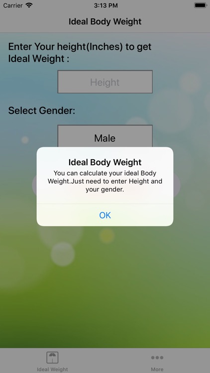 Calculate Ideal Weight
