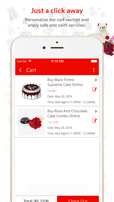 SendGiftsAhmedabad-Cake&Flower Screenshot