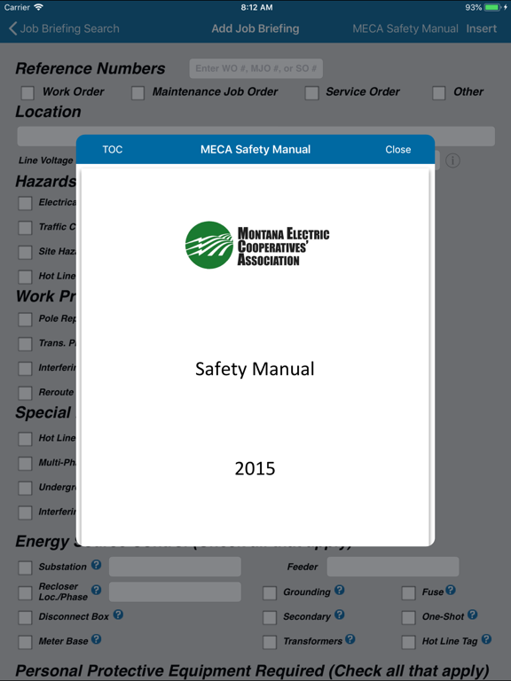HCE Job Briefing app screenshot 3