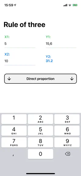 Game screenshot Rule of Three - Calculator mod apk