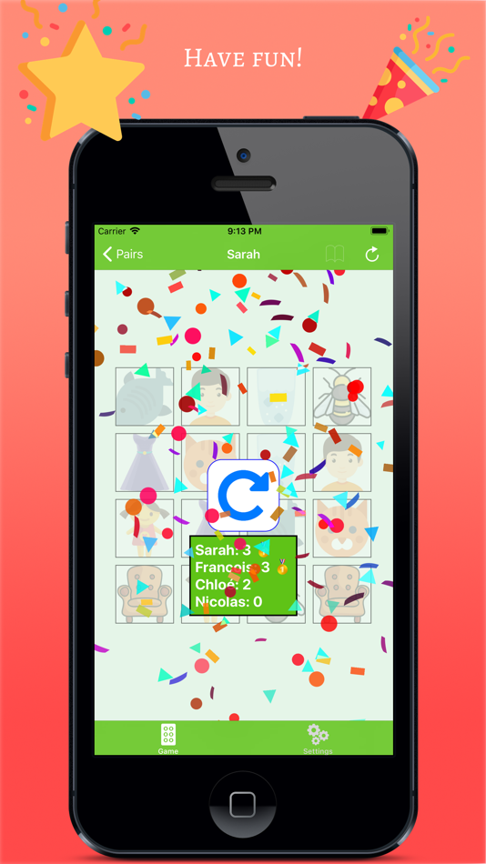 #2. Super Matching Pairs (iOS) By: Francois Duchemin