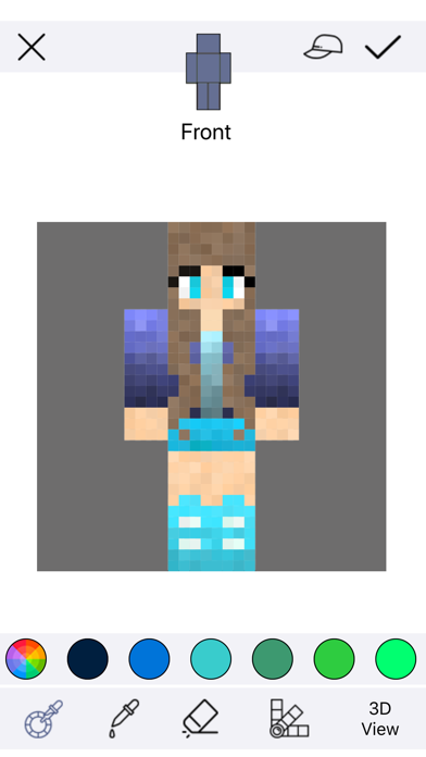 Girl Skins for Minecraft PE !!のおすすめ画像6