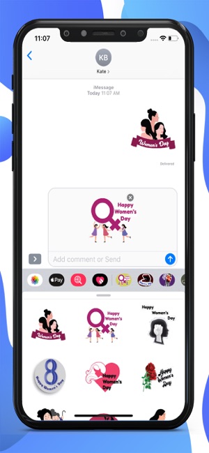 Womens Day Stickers(圖2)-速報App