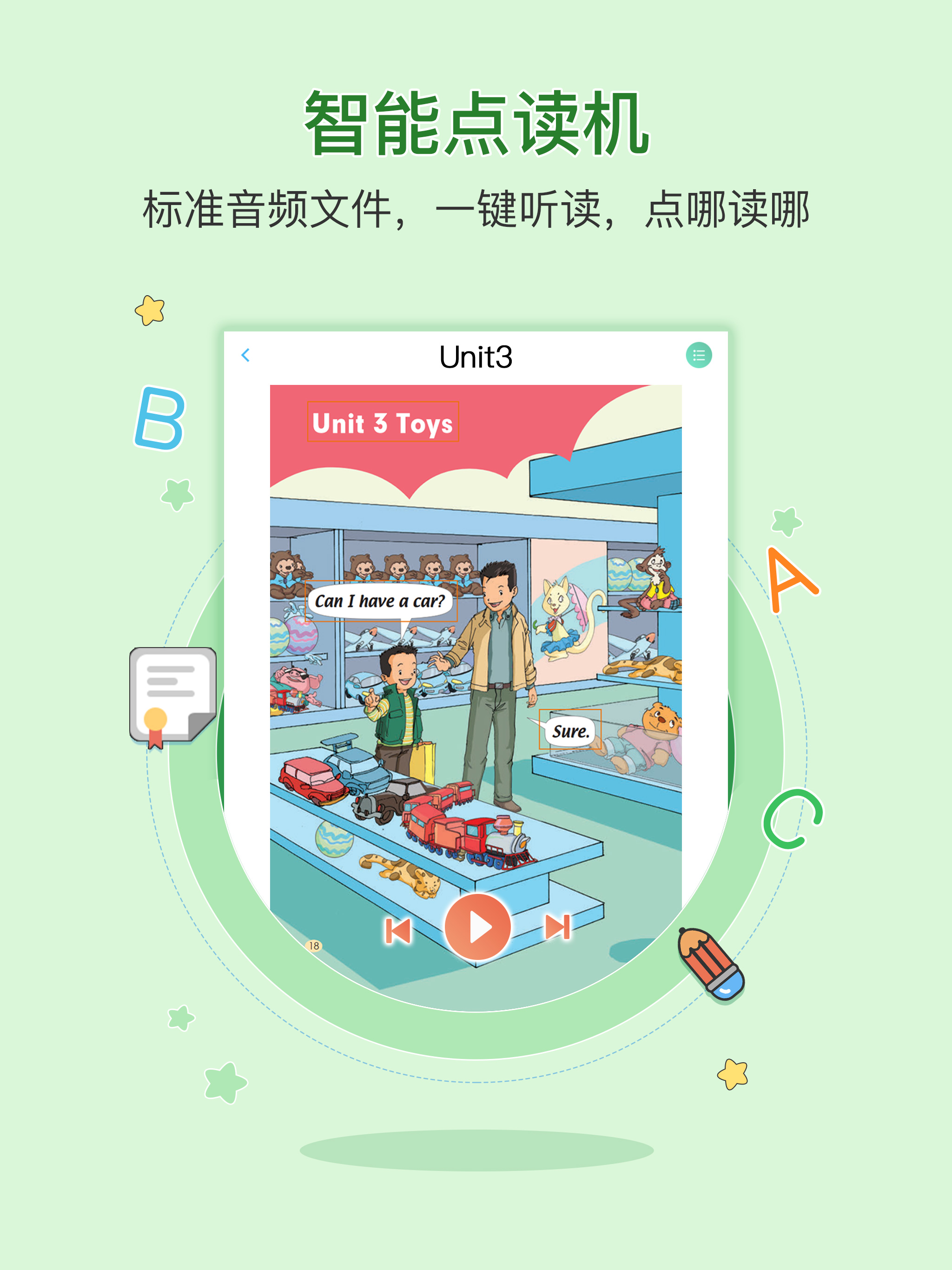 First grade English reading B