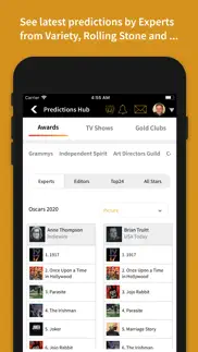 gold derby – predict hollywood iphone screenshot 3