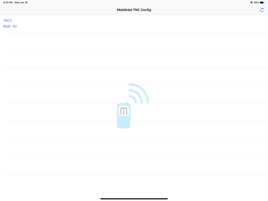 Mobilinkd Config App iPad screenshot 1 - Utilities app