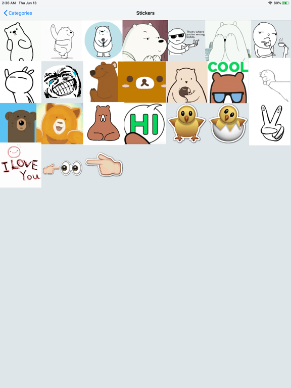 ستكرات دبدوب iPad screenshot
