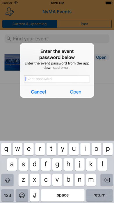 How to cancel & delete NvMA Events from iphone & ipad 2