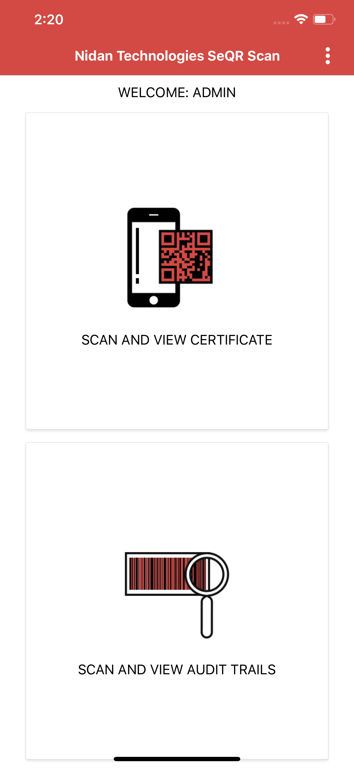Nidan Technologies SeQR Scan screenshot 4
