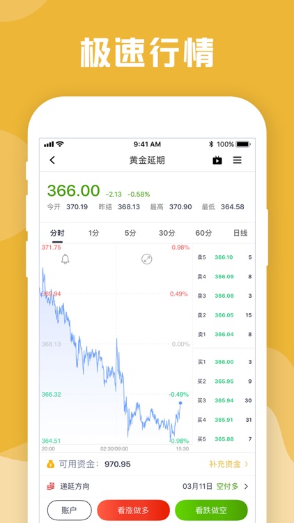 惠赢黄金-专业黄金白银交易投资软件 screenshot-3