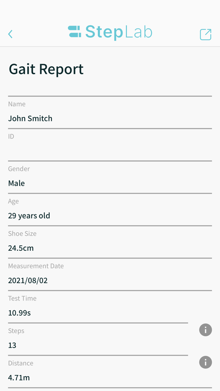 Gait Analysis App - StepLab 