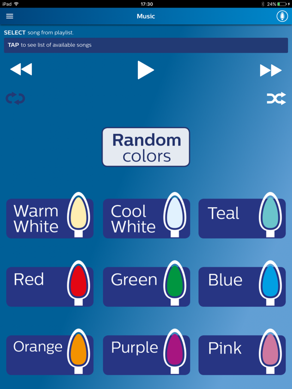 Philips Illuminate iPad screenshot