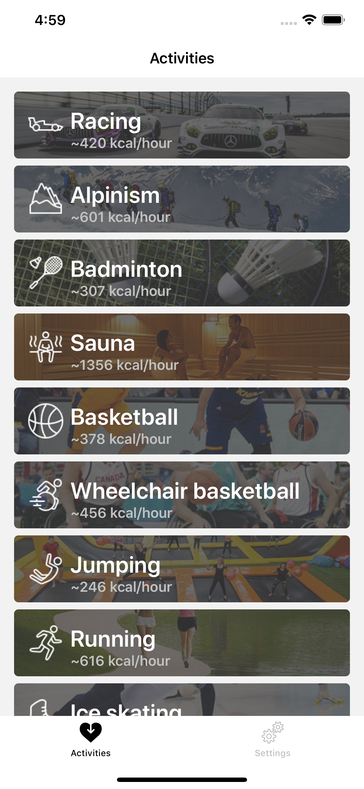 Health+ record activities!