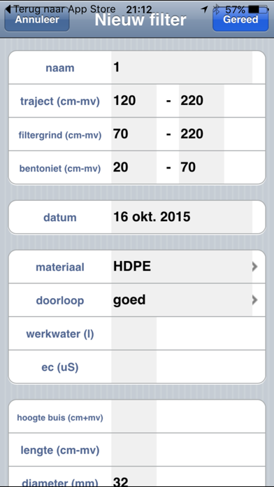 VeldwerkM Screenshot