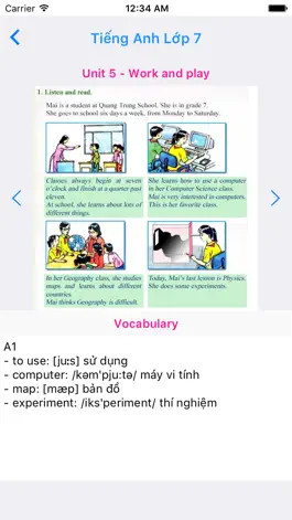 Game screenshot Tieng Anh Lop 7 - English 7 apk