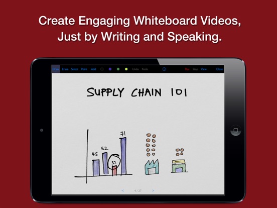 Screenshot #1 for Vittle: Smart Whiteboard Video