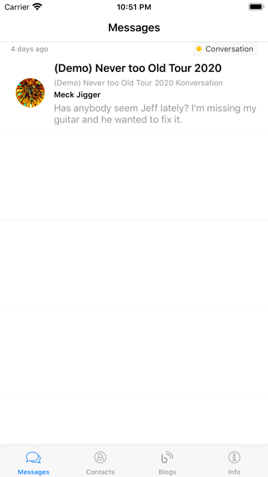 Screenshot #1 pour Room4Work Messenger