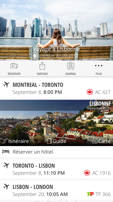 Screenshot #1 pour Voyages CAA
