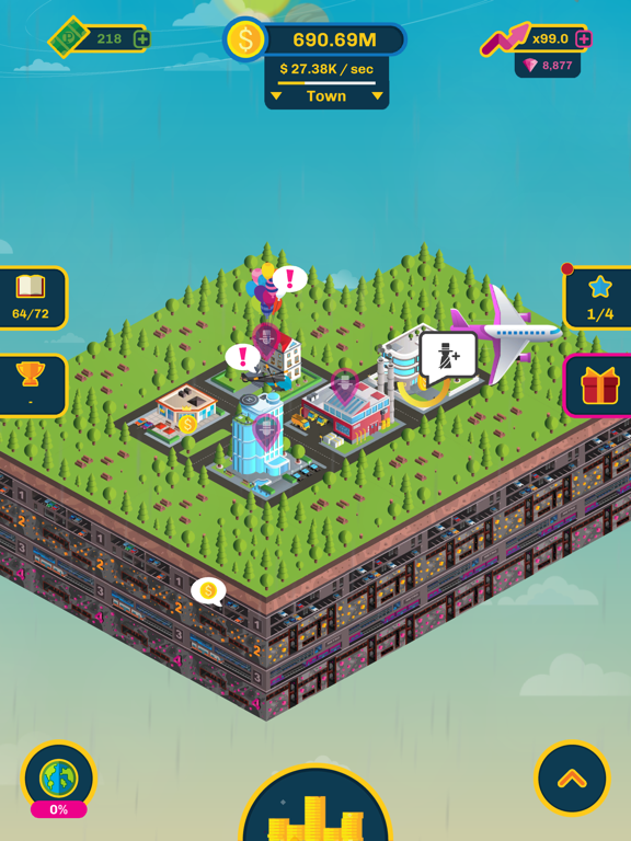 Screenshot #6 pour Skyward City: Urban Tycoon