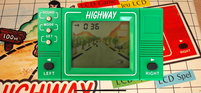 Highway LCD Retro game