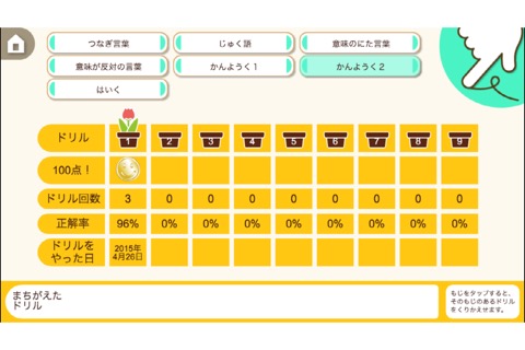 小学４年生国語 言葉と文：ゆびドリル（国語学習アプリ）のおすすめ画像4