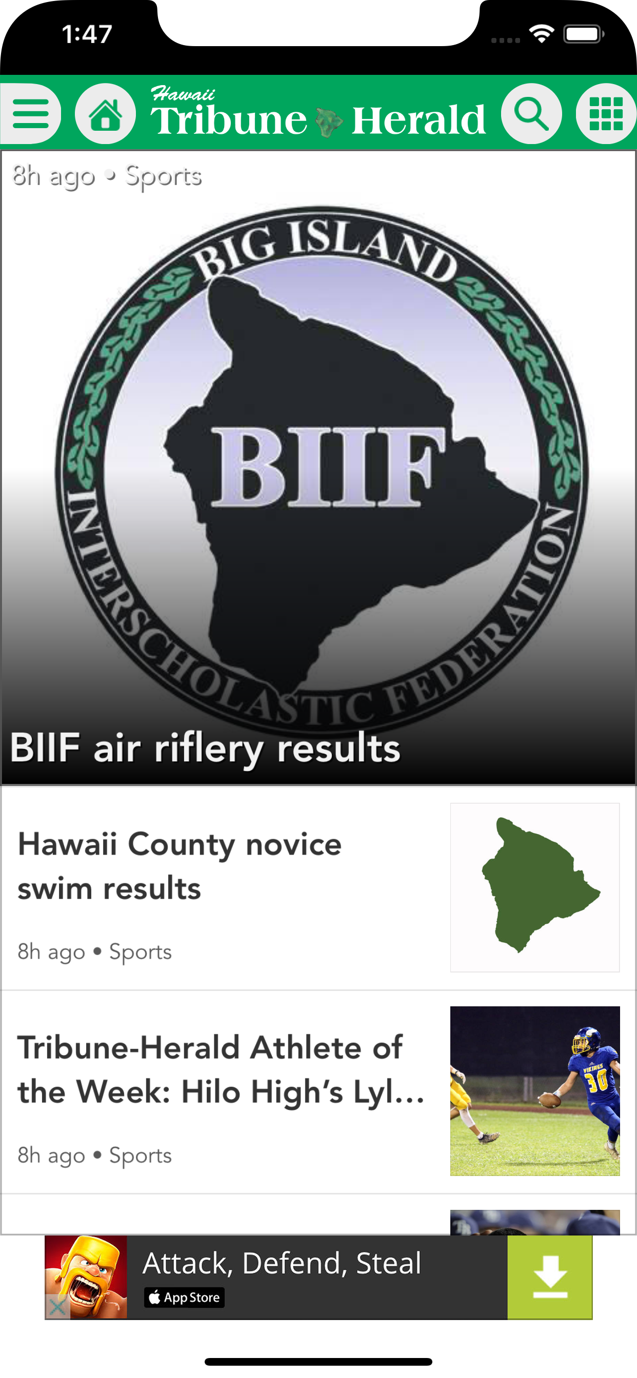 Hawaii Tribune Herald